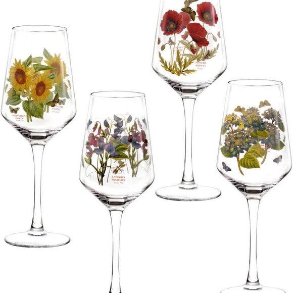 Portmeirion Botanic Garden Wine Glasses | Set of 4 - Picture 1 of 4